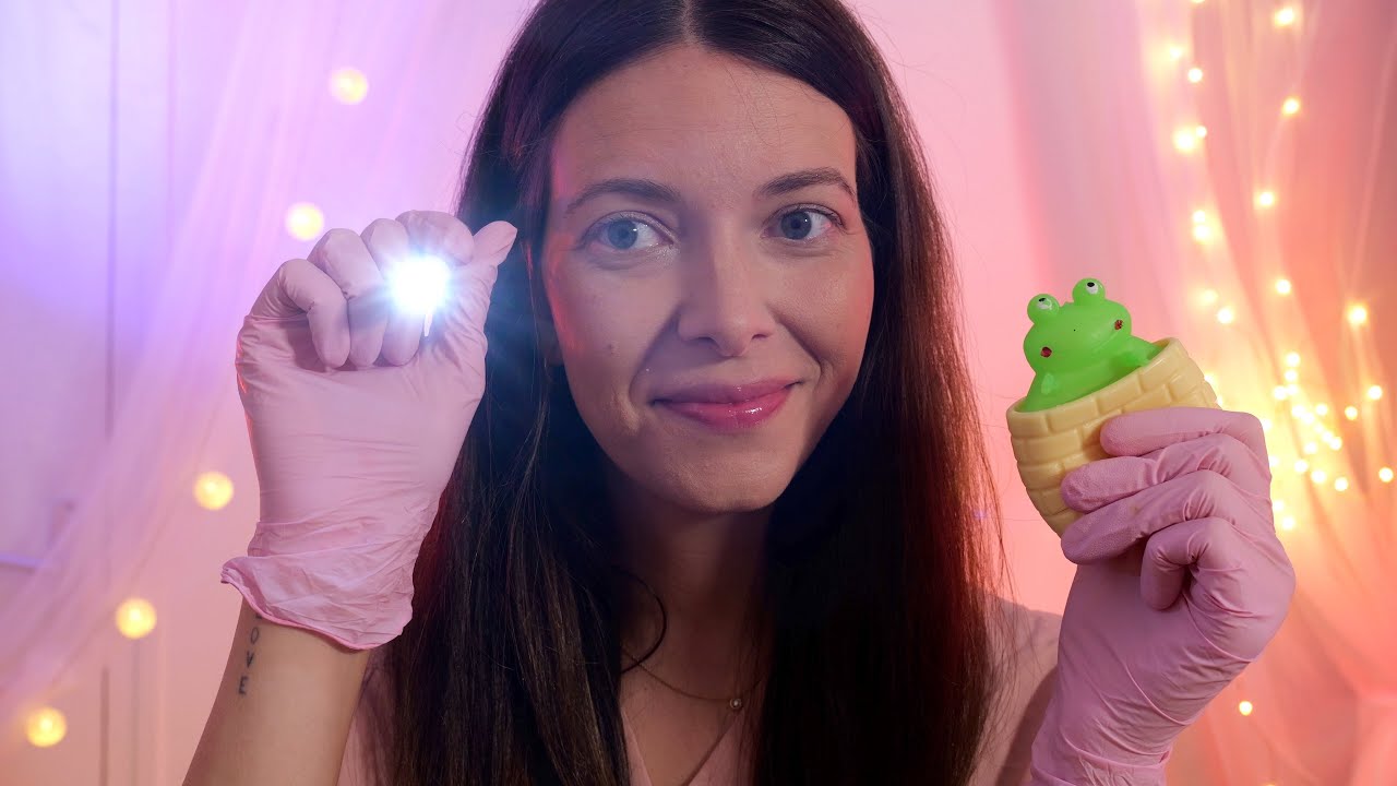 ASMR |  Exámen de nervios CRANEALES completo y detallado    | Love ASMR en español