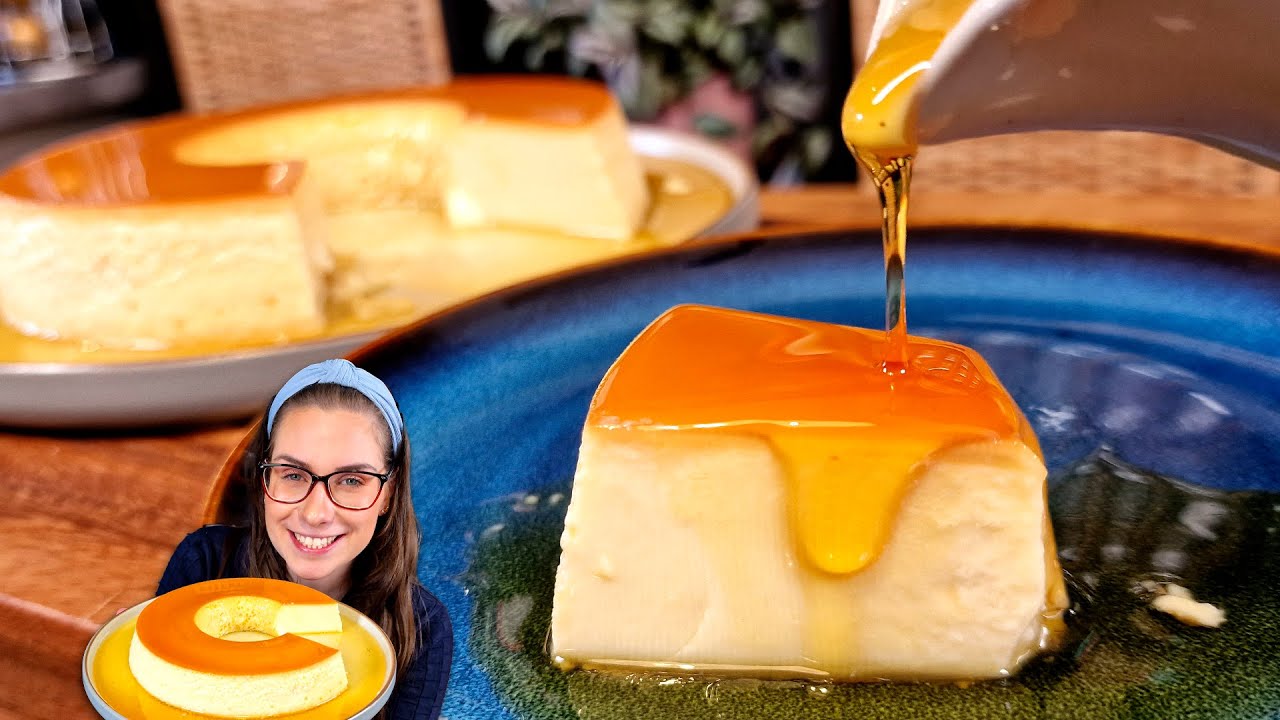 A MELHOR RECEITA DE PUDIM DE LEITE CONDENSADO QUE EU JÁ FIZ! SUPER FÁCIL