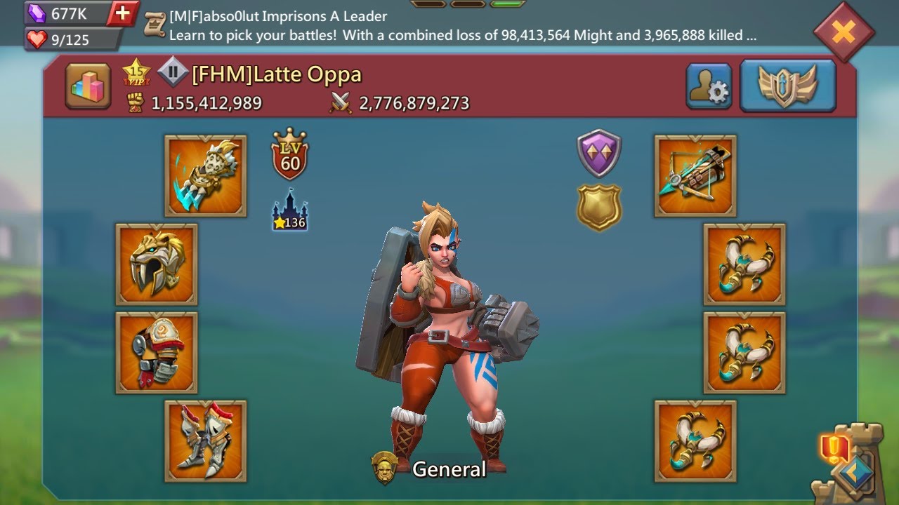 Lords Mobile - Titan double rally vs my 400m rally trap - Tar4ki Gaming