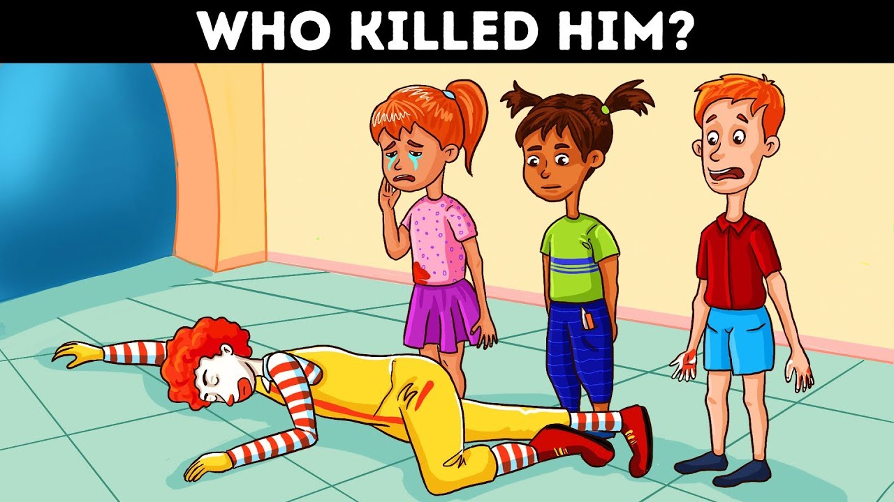 IMPOSSIBLE QUIZ: 21 MYSTERY CRIME RIDDLES WITH ANSWERS