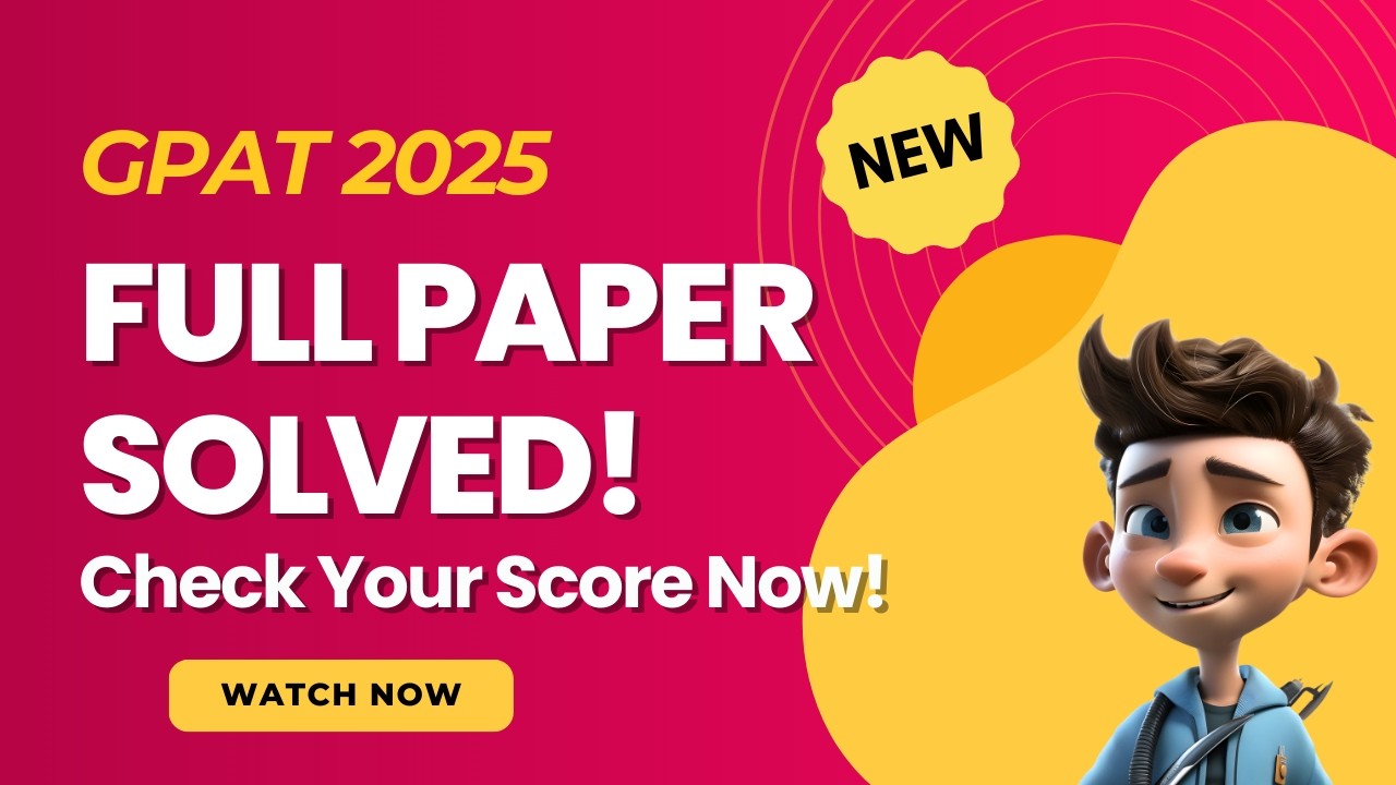 GPAT 2025 Paper Discussion | Memory-Based Questions with Solutions | Check Your Score & Answers