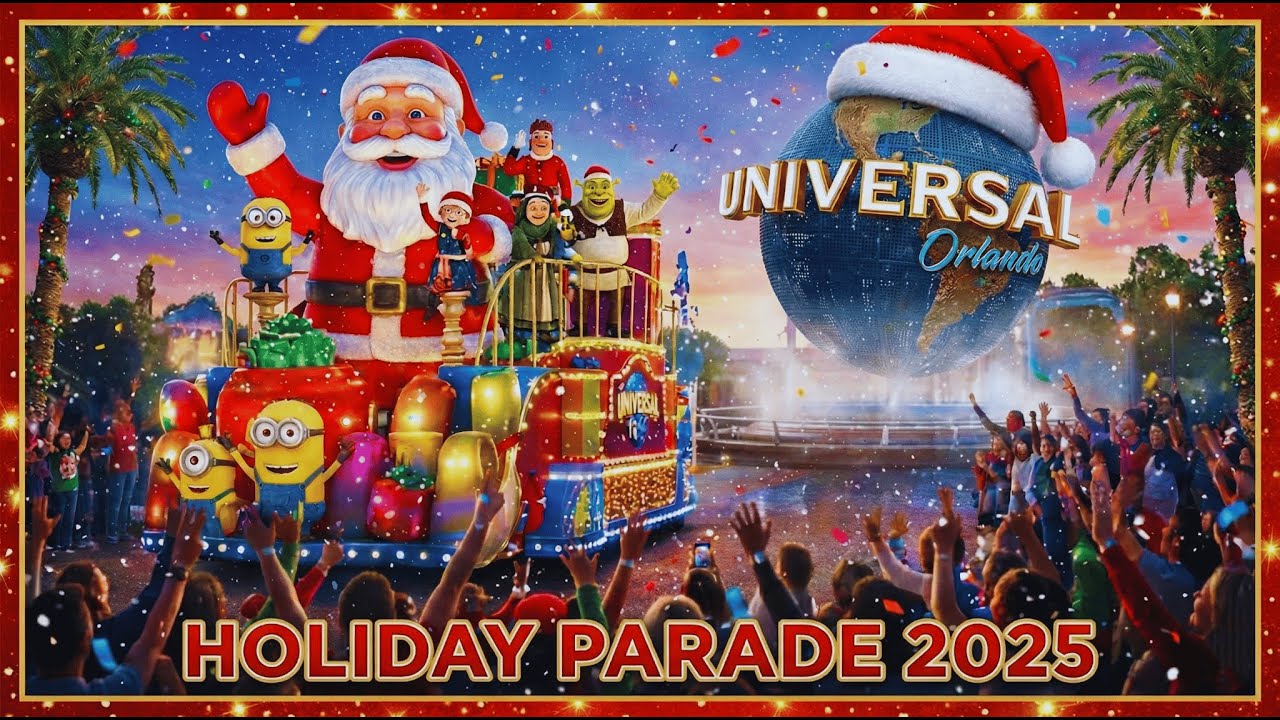 Universal Studios Orlando Holiday Parade 2025