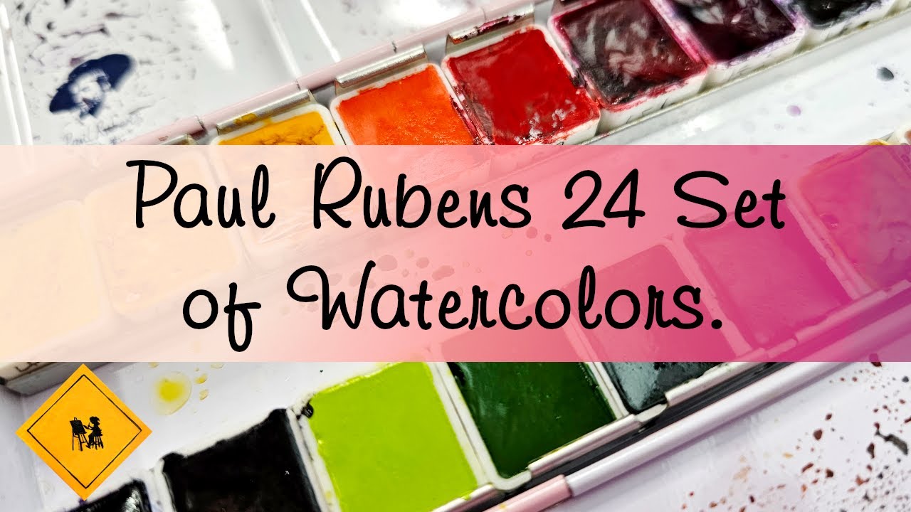 Trying Paul Rubens Watercolors!!