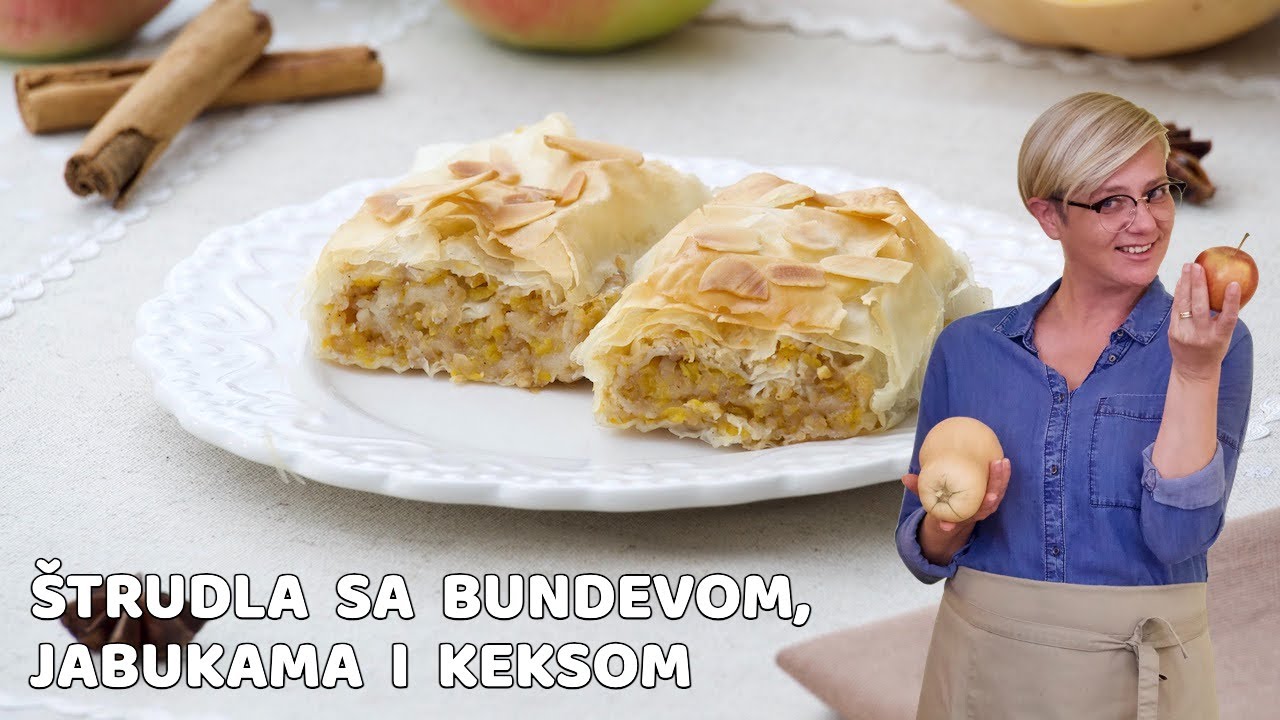 MIRIS JESENI - Štrudla sa bundevom jabukama i keksom • ReciPeci Sandre Gašparić