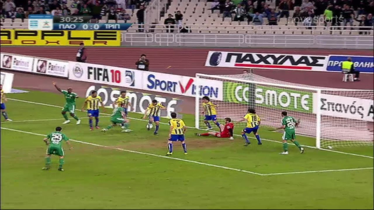 Παναθηναϊκός - Αστέρας Τρίπολης (1-1), 22/11/2009
