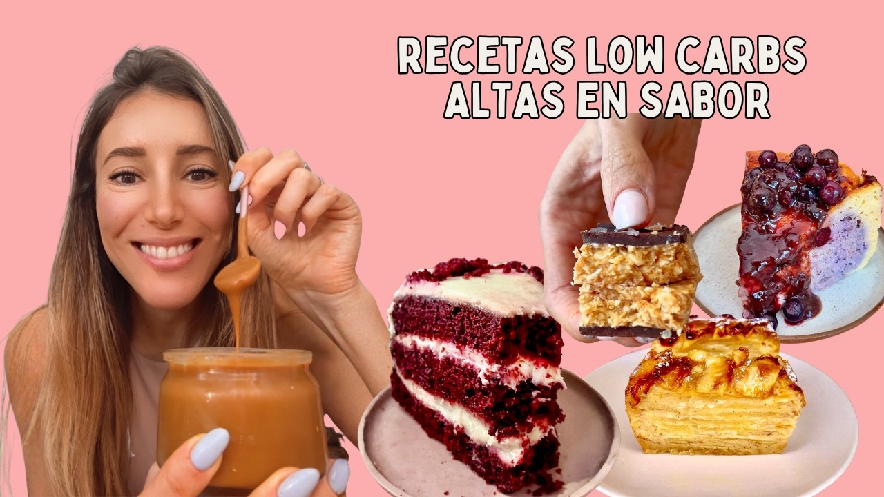 Recetas Low Carb Dulces y Saladas que Sí Vas a Querer Repetir!