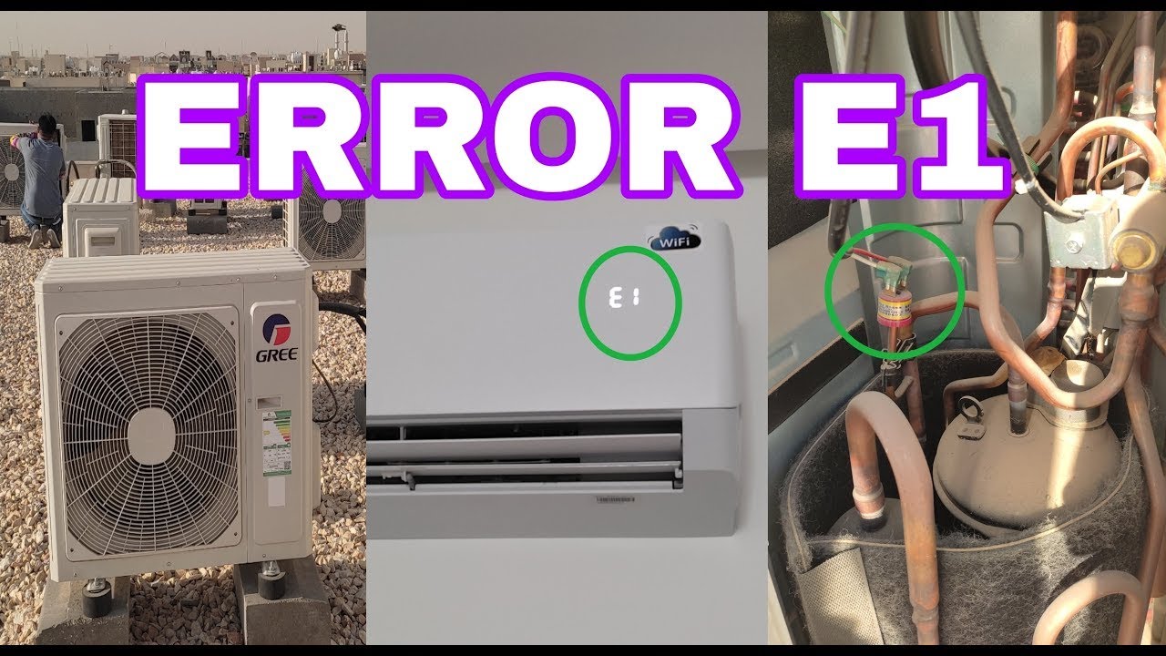 How to Fix/Troubleshoot Gree Split Type Error E1 #viral#trending#error#acrepair#acservicing