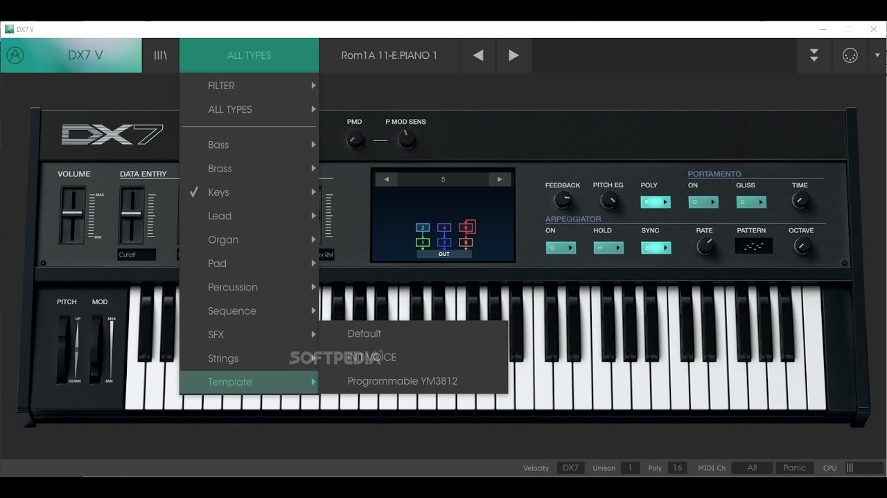 Arturia DX 7 V. Краткий обзор и несколько пресетов.