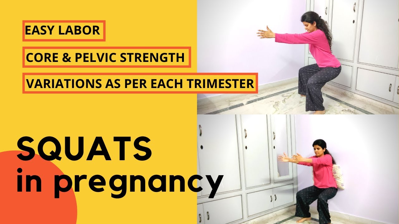 How & Why to do SQUATS in Pregnancy (VARIATIONS for each TRIMESTER) | Dr. Alka Pawalia