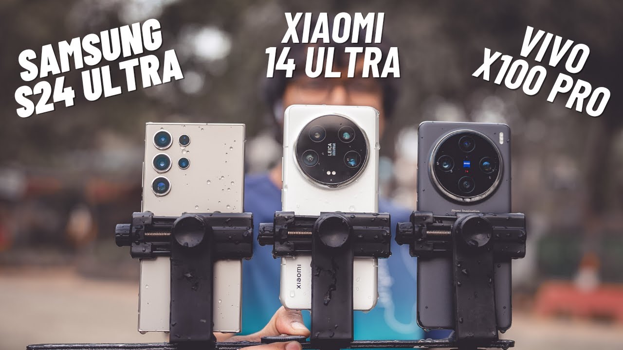 Xiaomi 14 Ultra vs Vivo X100 Pro vs Samsung S24 Ultra Camera battle |
