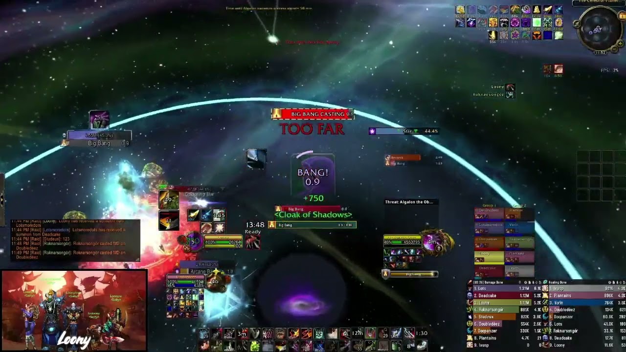 Wotlk Classic - Algalon 10m Assassination Rogue soaking Big Bang