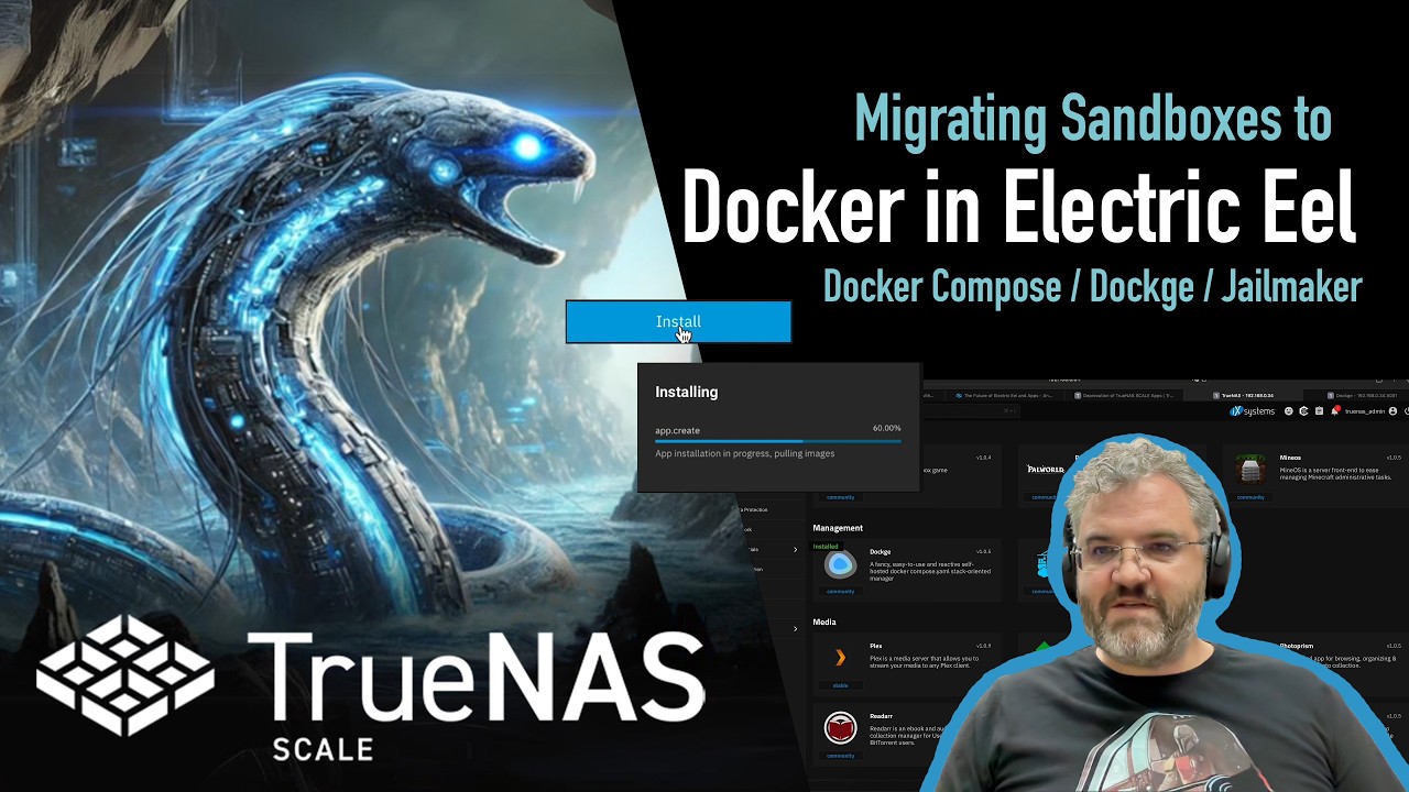 TrueNAS Scale: Migrating Sandboxes to Docker in Electric Eel // Compose, Dockge & Jailmaker
