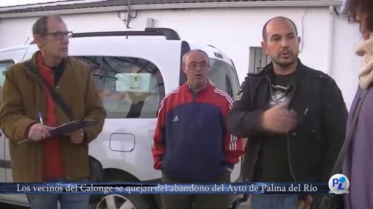 Los vecinos del Calonge se quejan del abandono del Ayto. de Palma del Río