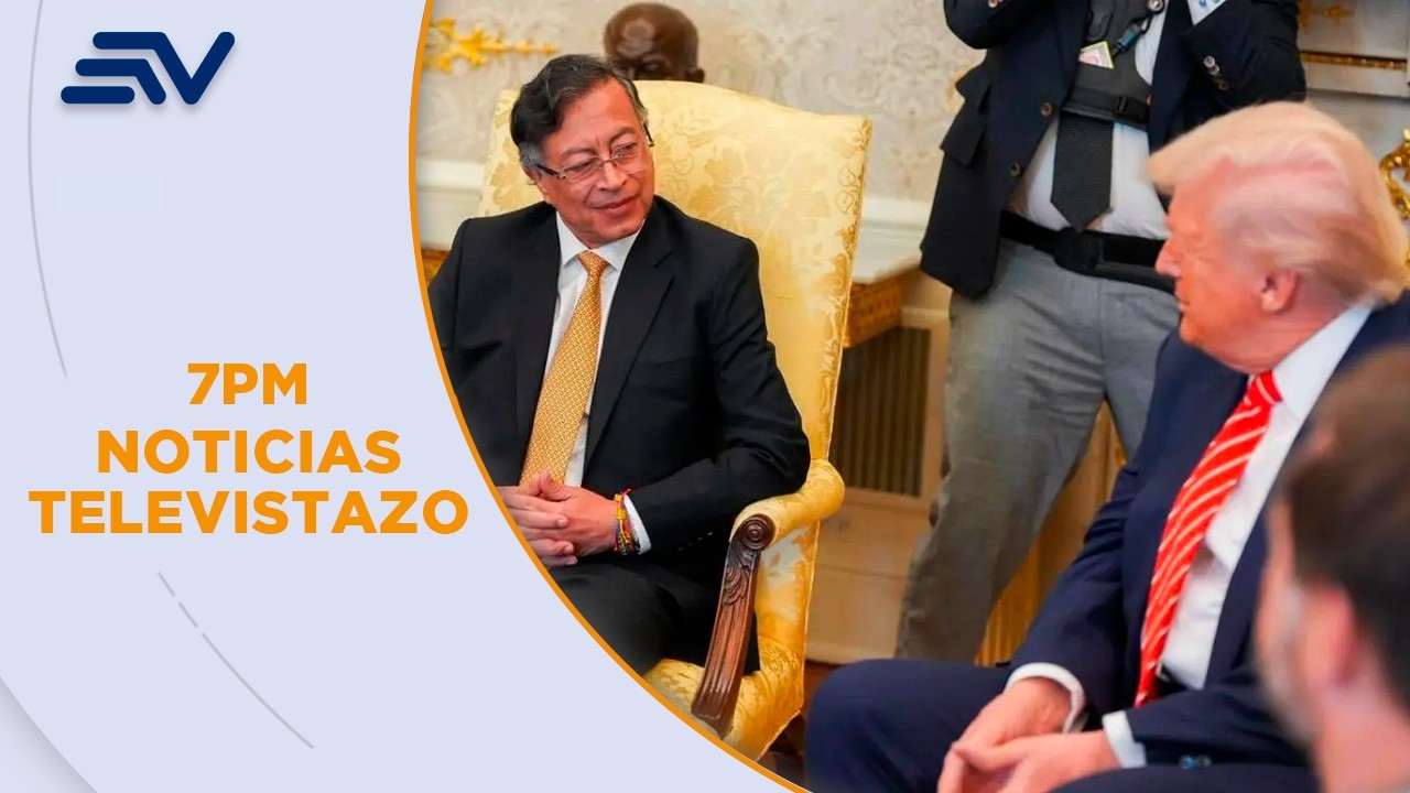 Petro pide intervención de Trump en guerra comercial con Ecuador | Televistazo | Ecuavisa