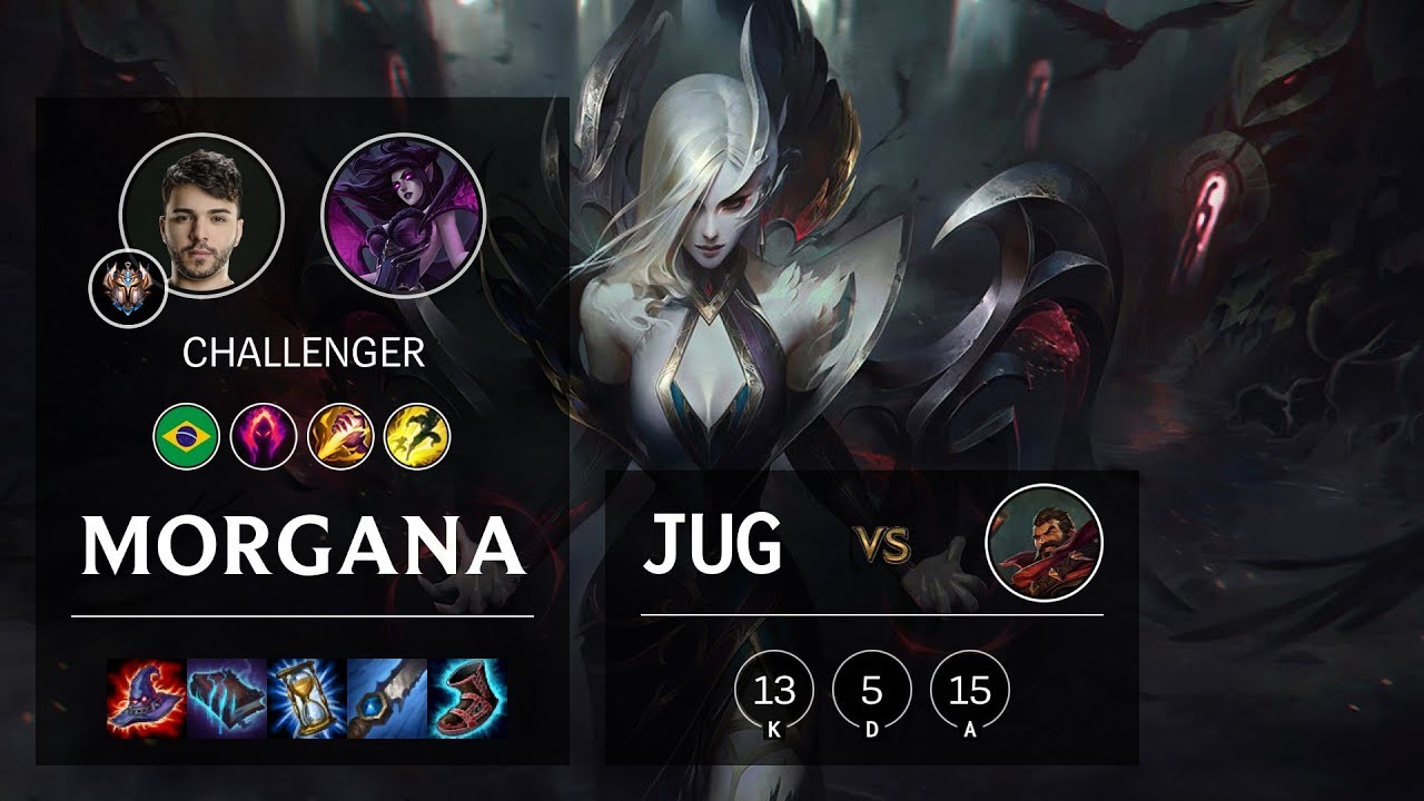 Morgana Jungle vs Graves - BR Challenger Patch 10.8