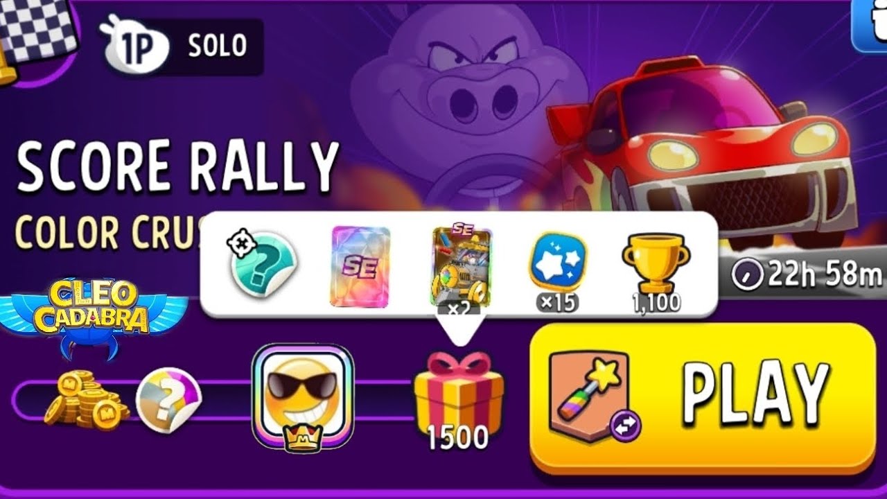 Solo Challenge Score Rally Color Crush + Swap freely | Cleo | Match Masters