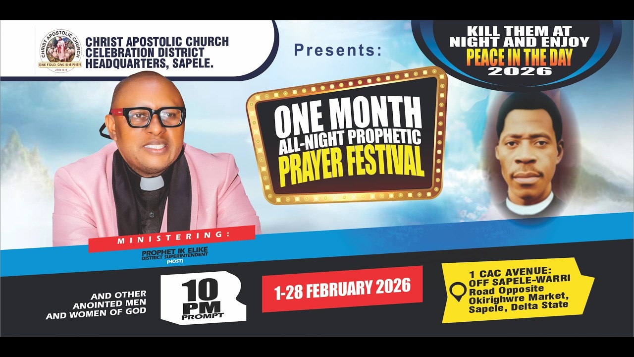 One Month All-Night Prophetic Prayer Festival