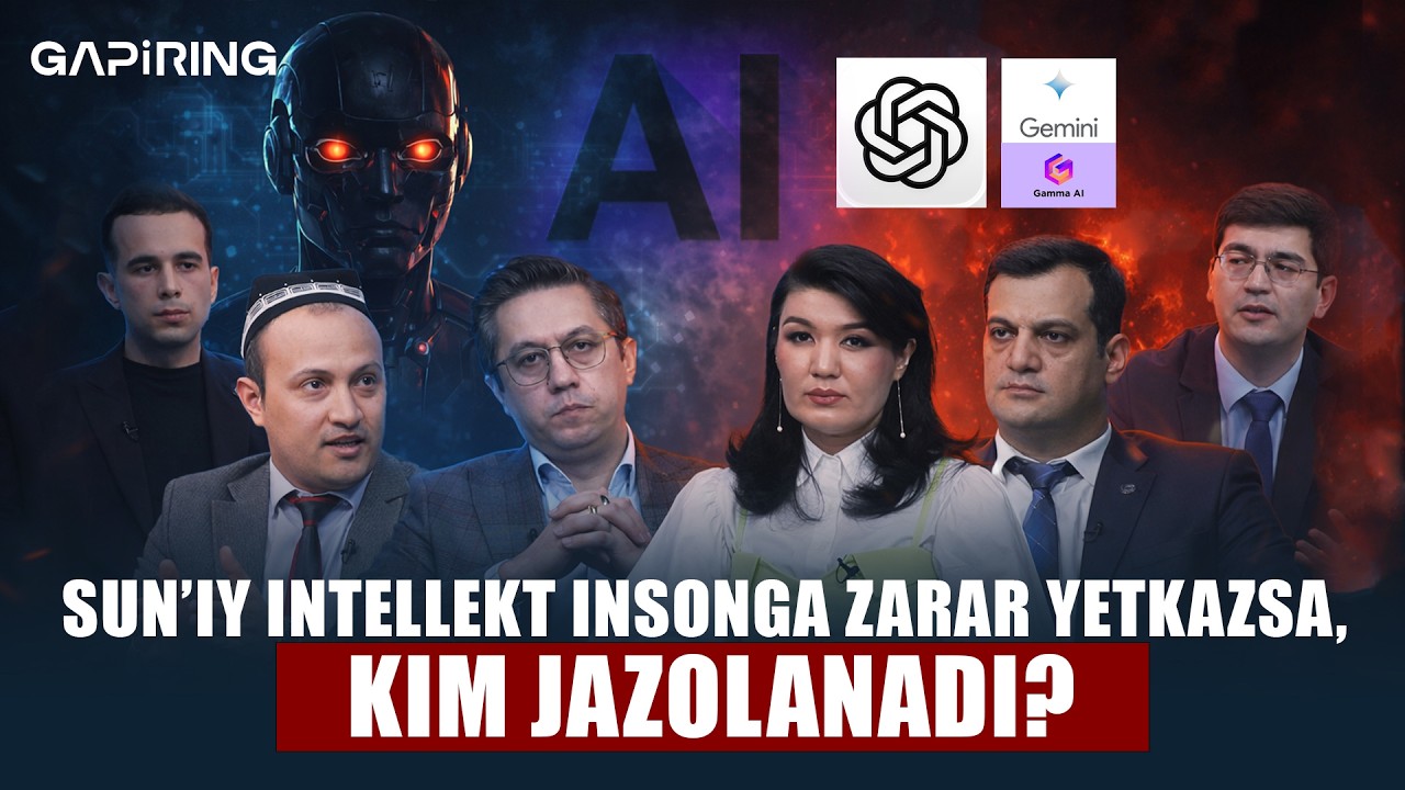 Sun’iy intellekt insonga zarar yetkazsa, kim jazoladanadi? | GAPiRING