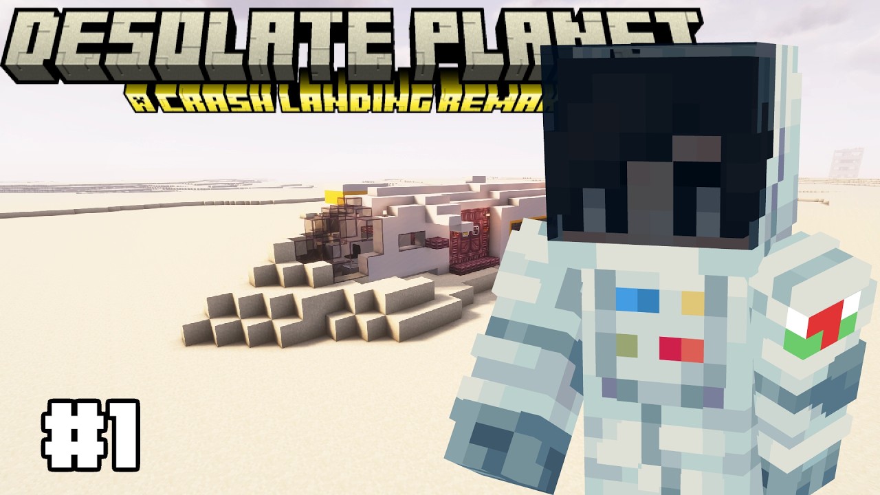 Stranded on a Desolate Planet! | Desolate Planet Modpack Ep1 Vod