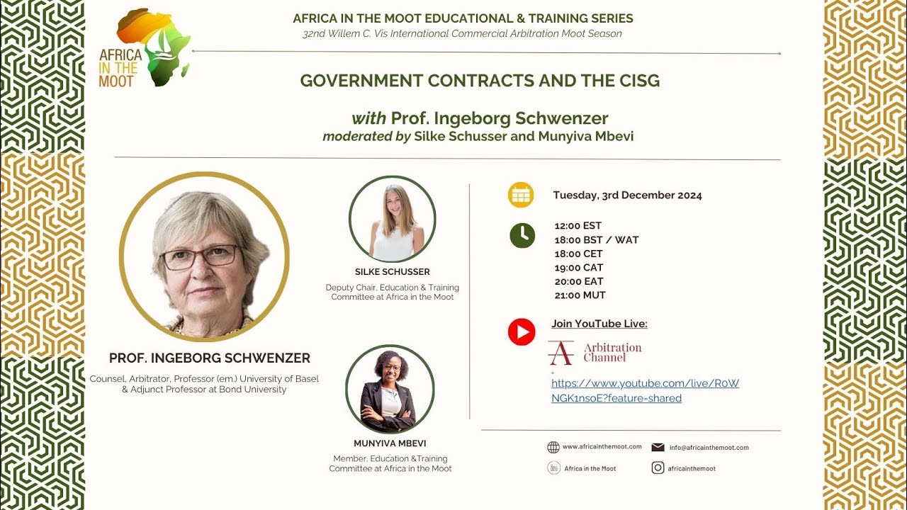 Africa in the Moot - Government Contracts And The Cisg