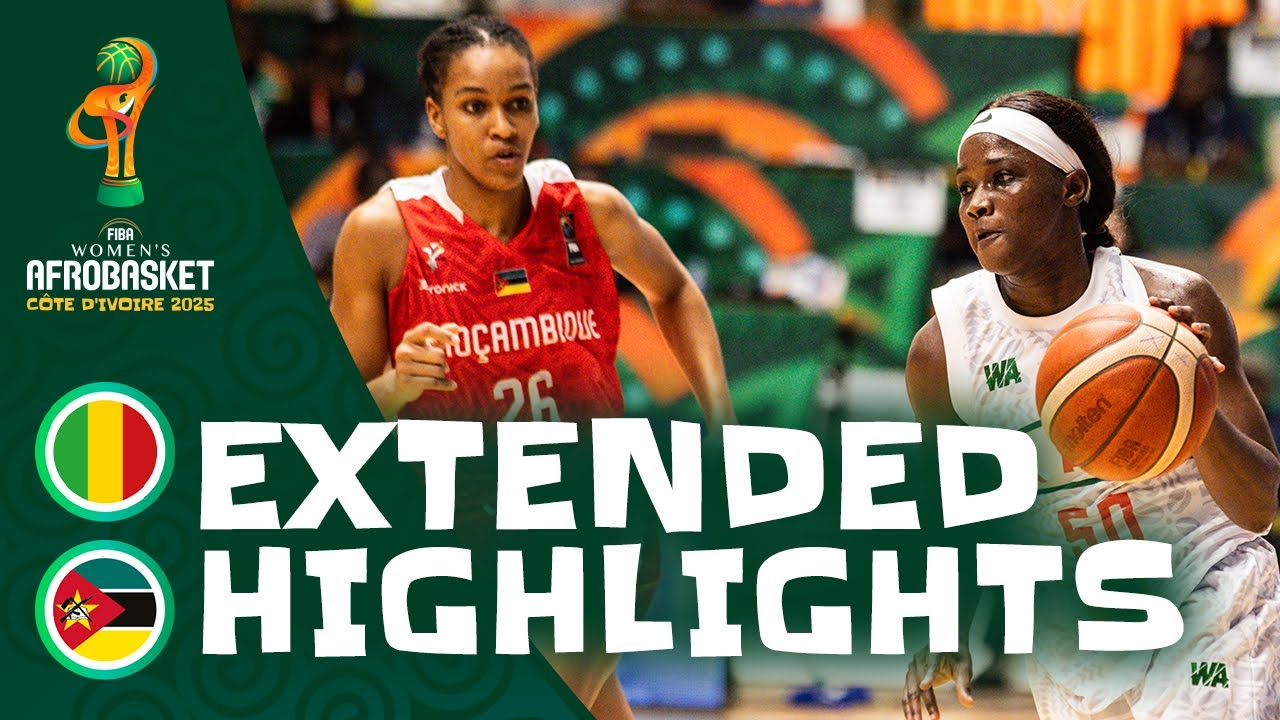 Mali 🇲🇱 vs Mozambique  🇲🇿 | Extended Highlights | FIBA Women's AfroBasket 2025