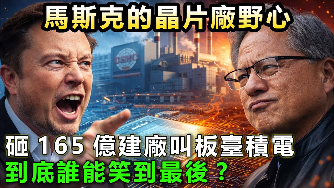 狂到没边！馬斯克砸165億建晶片廠叫板臺積電，到底谁能笑到最后？