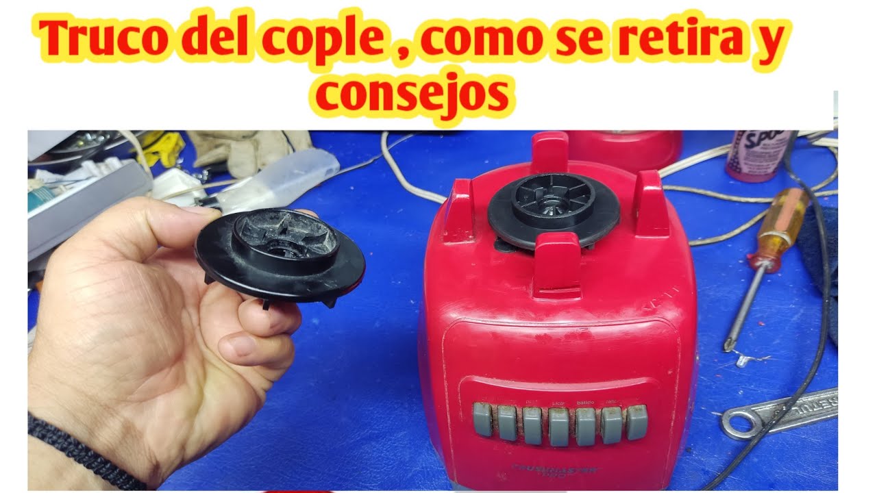 Truco licuadora cambio de COPLE y consejos ( licuadora t fal )