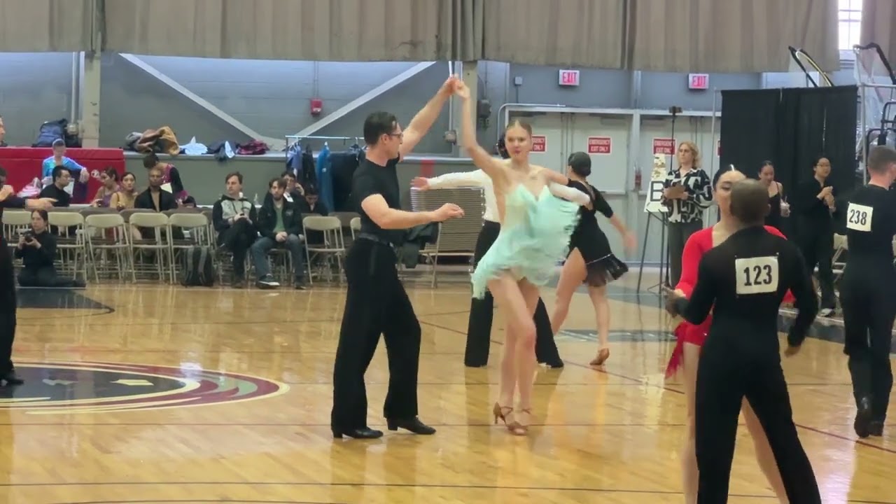 Nate and Martina - MIT 2025 - Silver Rumba Semifinal
