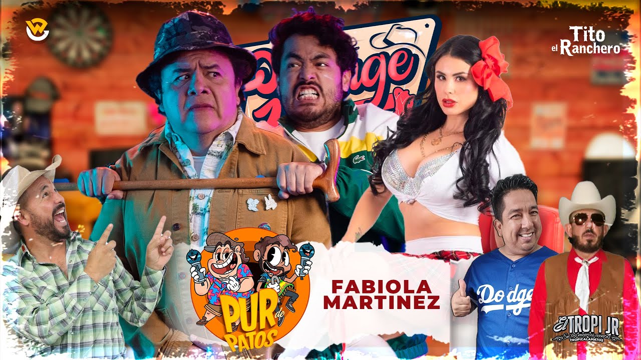 El Cojo Feliz, El Tio Robert y Faby La Colegiala en El Garage de Tito el Ranchero