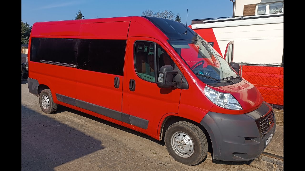 Fiat Ducato 7 osobowy kamper do roboty na budowie.