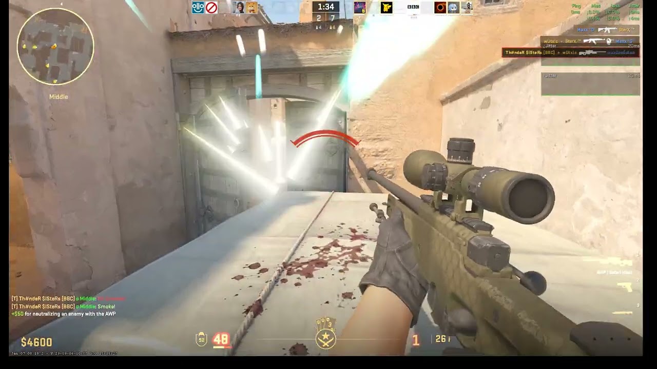 AWPing in dust II