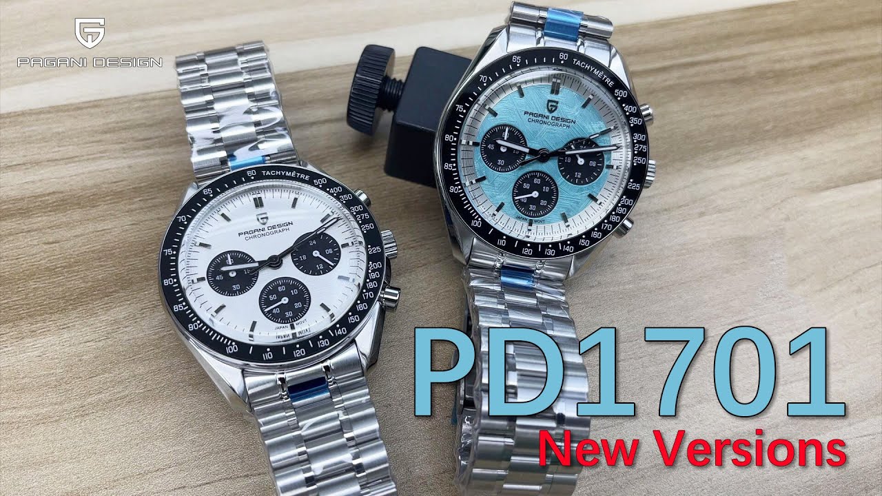 PAGANI DESIGN Men's Quartz Watches PD1701 New Version Without The Date Finally