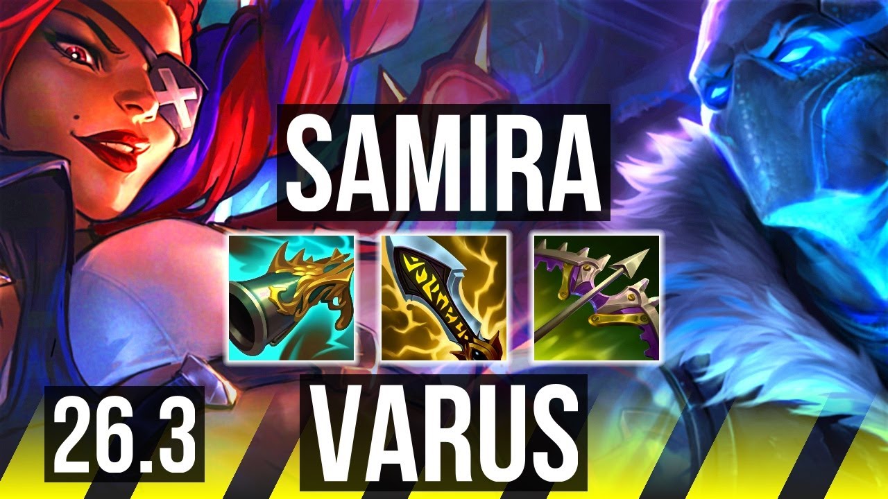 SAMIRA & Alistar vs VARUS & Karma (ADC) | 67K damage | EUW Master | 26.3