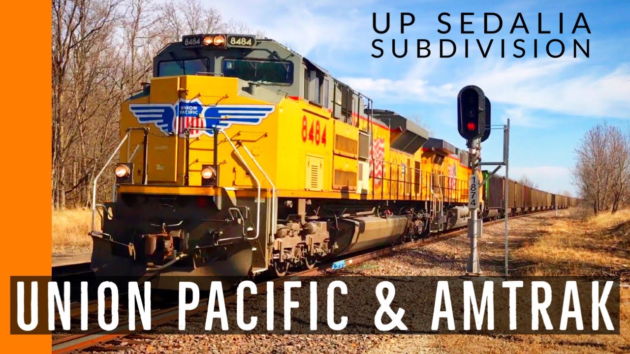 Train Action | Union Pacfic and Amtrak across central Missouri