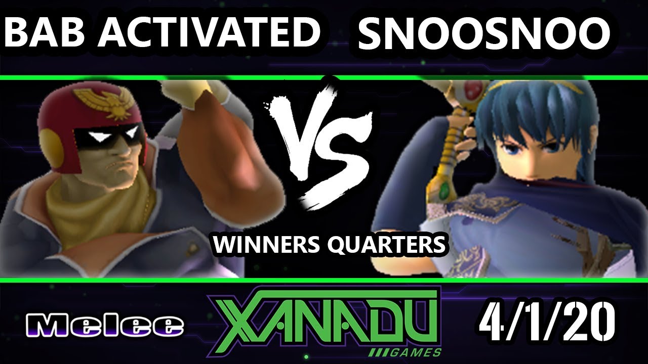 S@X 347 Online Winners Quarters - Bab Activated (Captain Falcon) Vs. SnooSnoo (Marth) Smash Melee