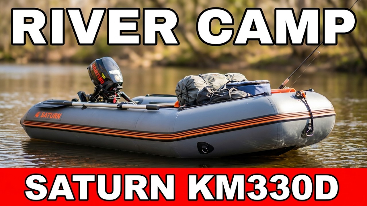Приключение в речном лагере на киле Saturn KM330D V