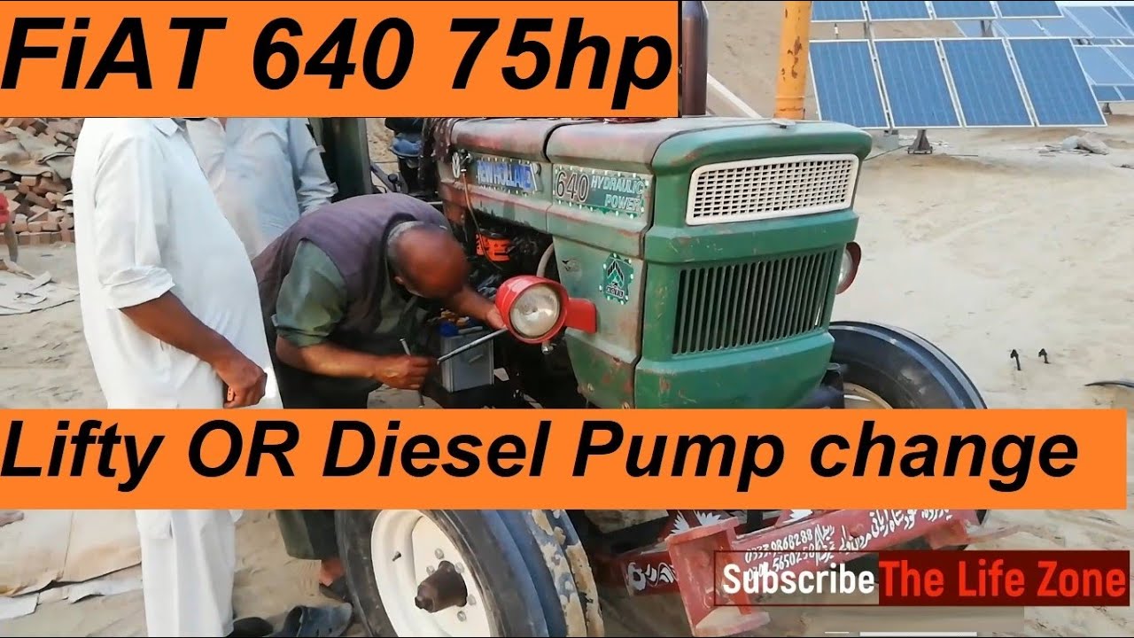 Diesel Lift Pump Changing Process - New Holland Fiat 640 75HP