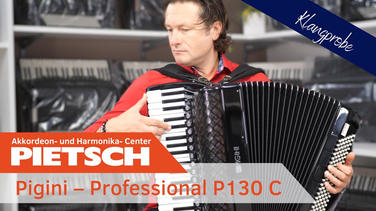 Akkordeon - Pigini Professional P130 Cassotto - Klangprobe