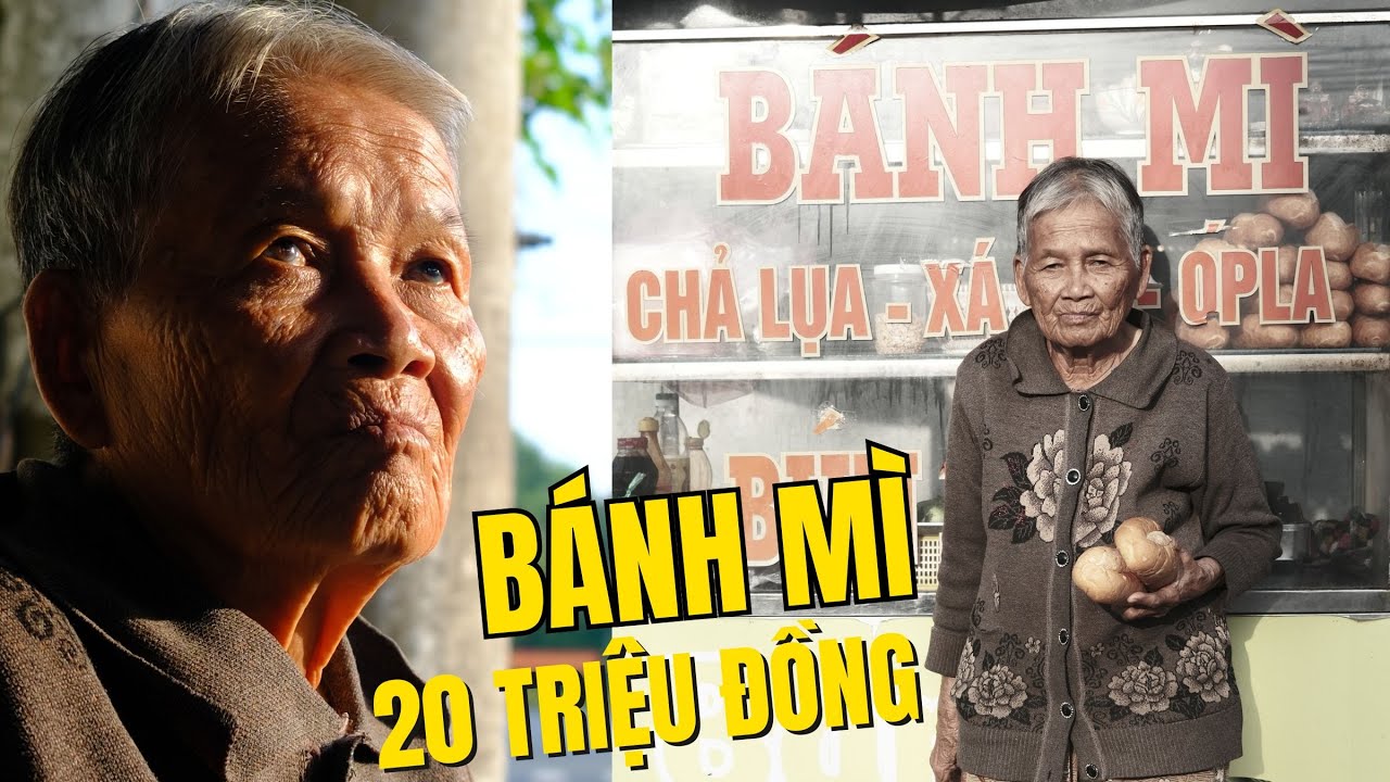 Bà cụ tay run bán 20 ổ bánh mì ế suốt 12 tiếng được tặng 20 TRIỆU đồng I Phong Bụi