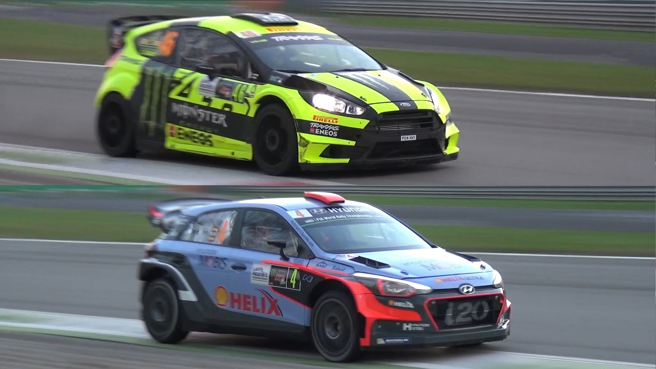Valentino Rossi vs Dani Sordo - Monza Rally Show 2016!