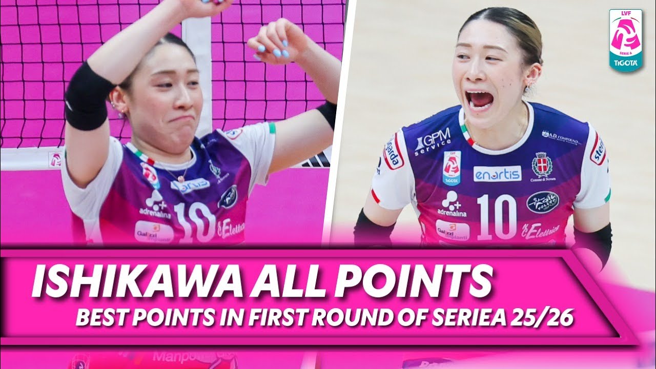 MAYU ISHIKAWA, Best points in First Round SerieA1 2025/26 | Best Performance | LVF 25/26