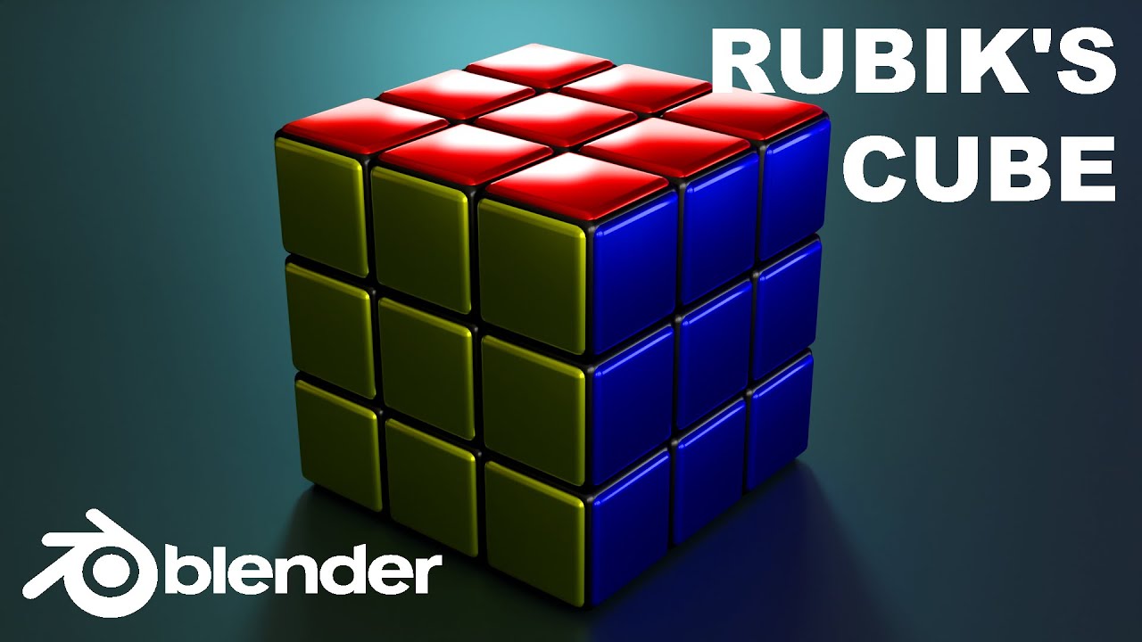 3D Modeling of a Rubik's Cube in Blender