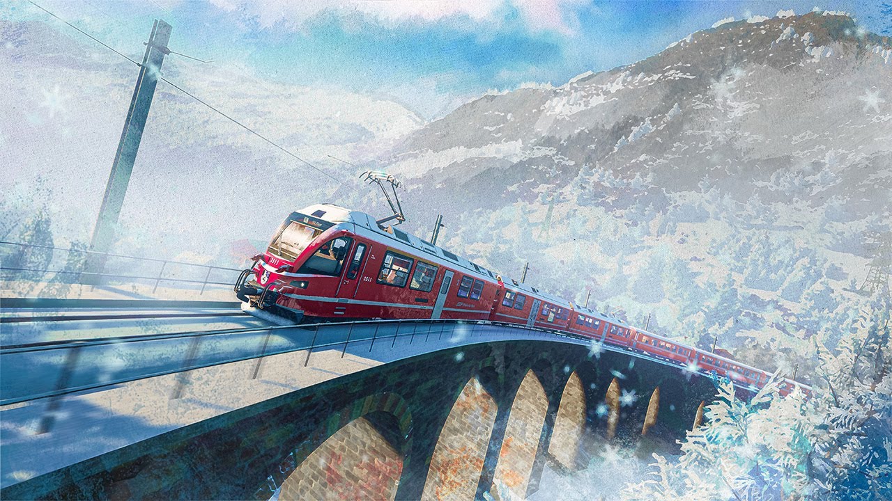 OUT NOW: Bernina Line: Tirano - Ospizio Bernina | Train Sim World 4