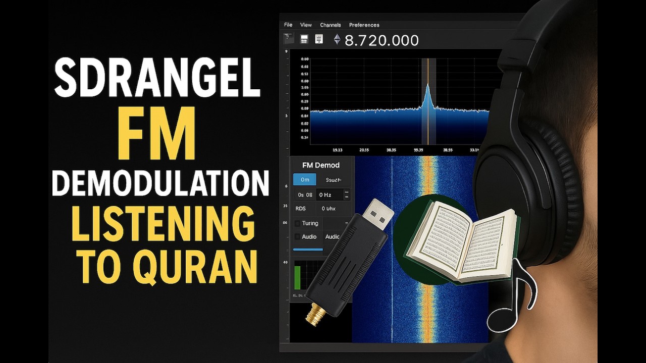 FM Radio Demodulation using SDRangel | Listen to Quran via Software Defined Radio