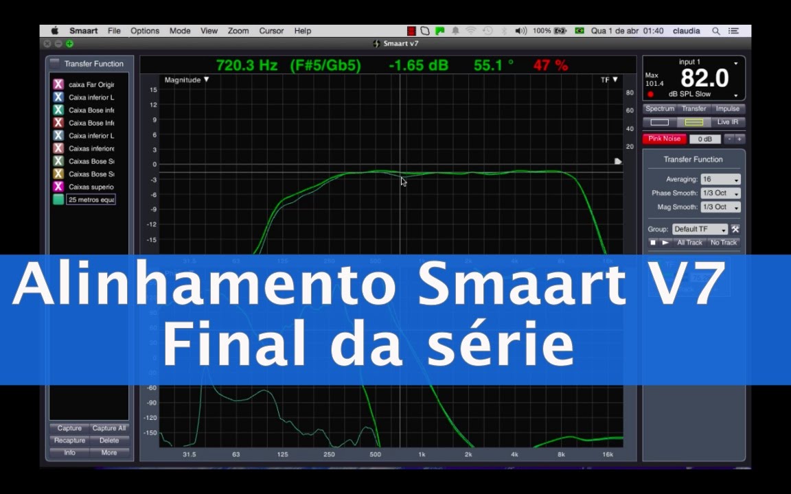 Alinhamento e Equalização com Smaart V7