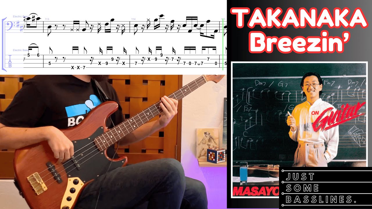 Masayoshi Takanaka - Breezin' // BASS COVER + TABS