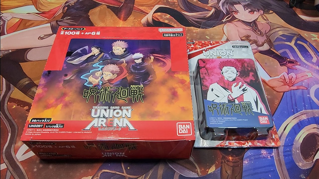 [UA] Jujutsu Kaisen in Union Arena! Starter Deck and Booster Box Opening