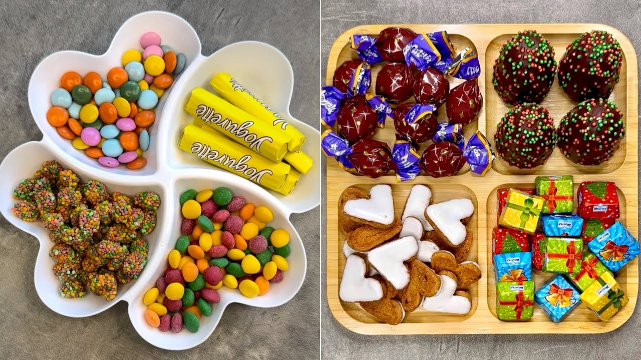 ‼️💥 TOP ASMR | Filling Platters with Sweets | Satisfying video 