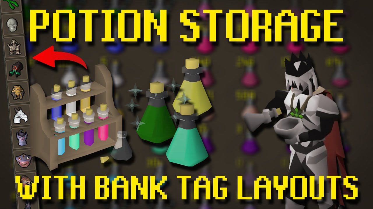 How to get Potion Storage working with Bank Tag Layouts (Quick & Easy Guide) OSRS