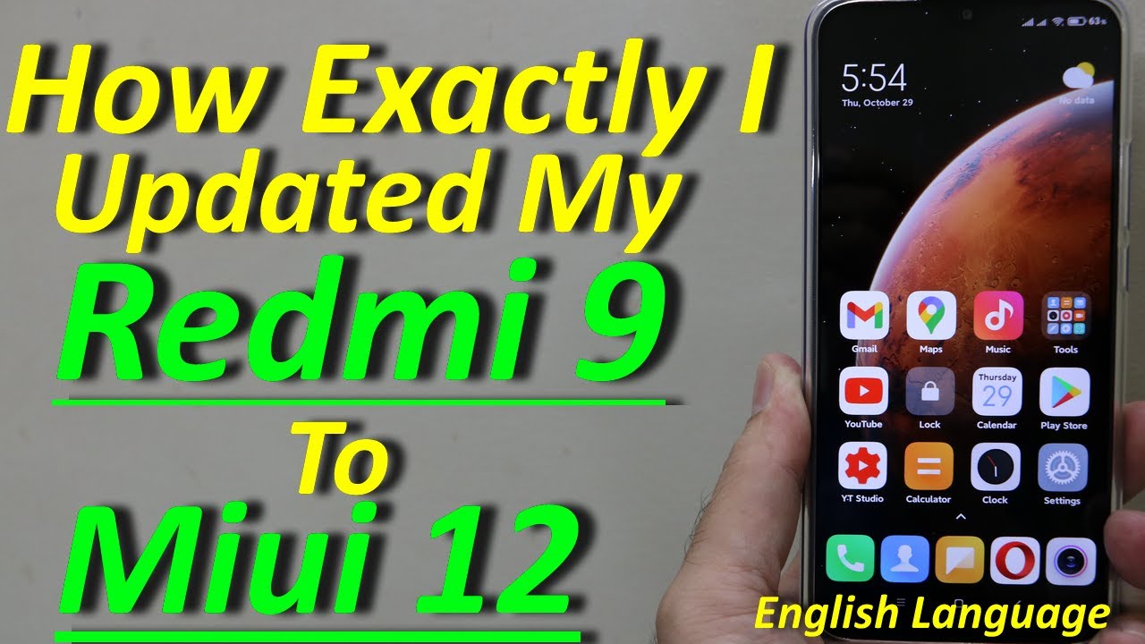 How To update Redmi 9 To Miui 12 From Miui 11
